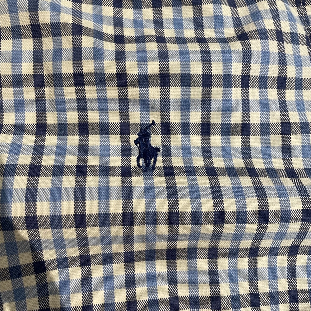 Mens Medium Polo button down